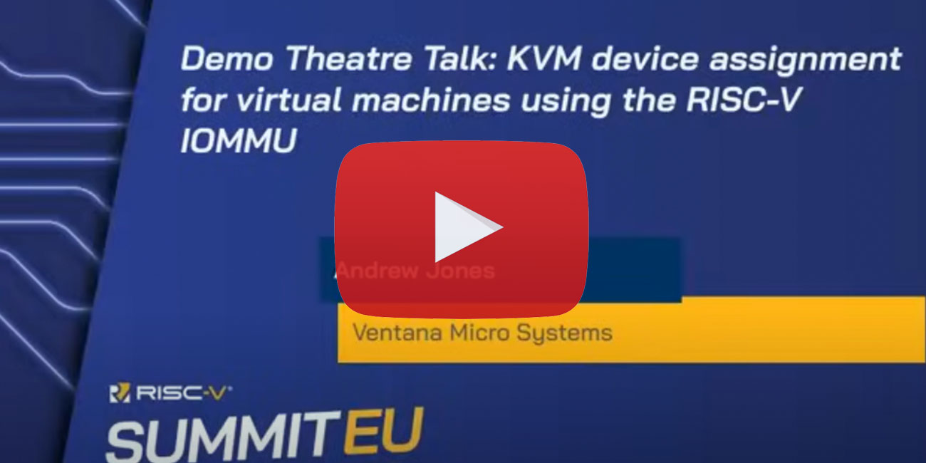 Risc V Summit EU Presentation Thumbnail